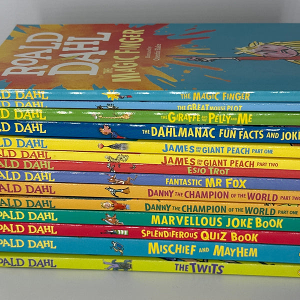 Roald Dahl's Mavellous Joke Book spine used books