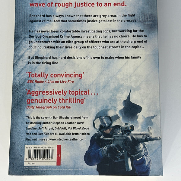 Rough Justice back cover image with text