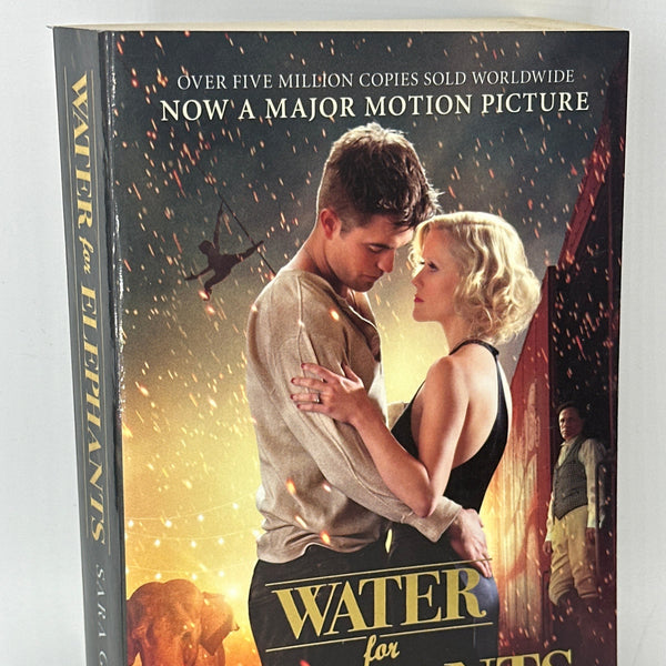 Sara Gruen Water for Elephants actual front cover used books