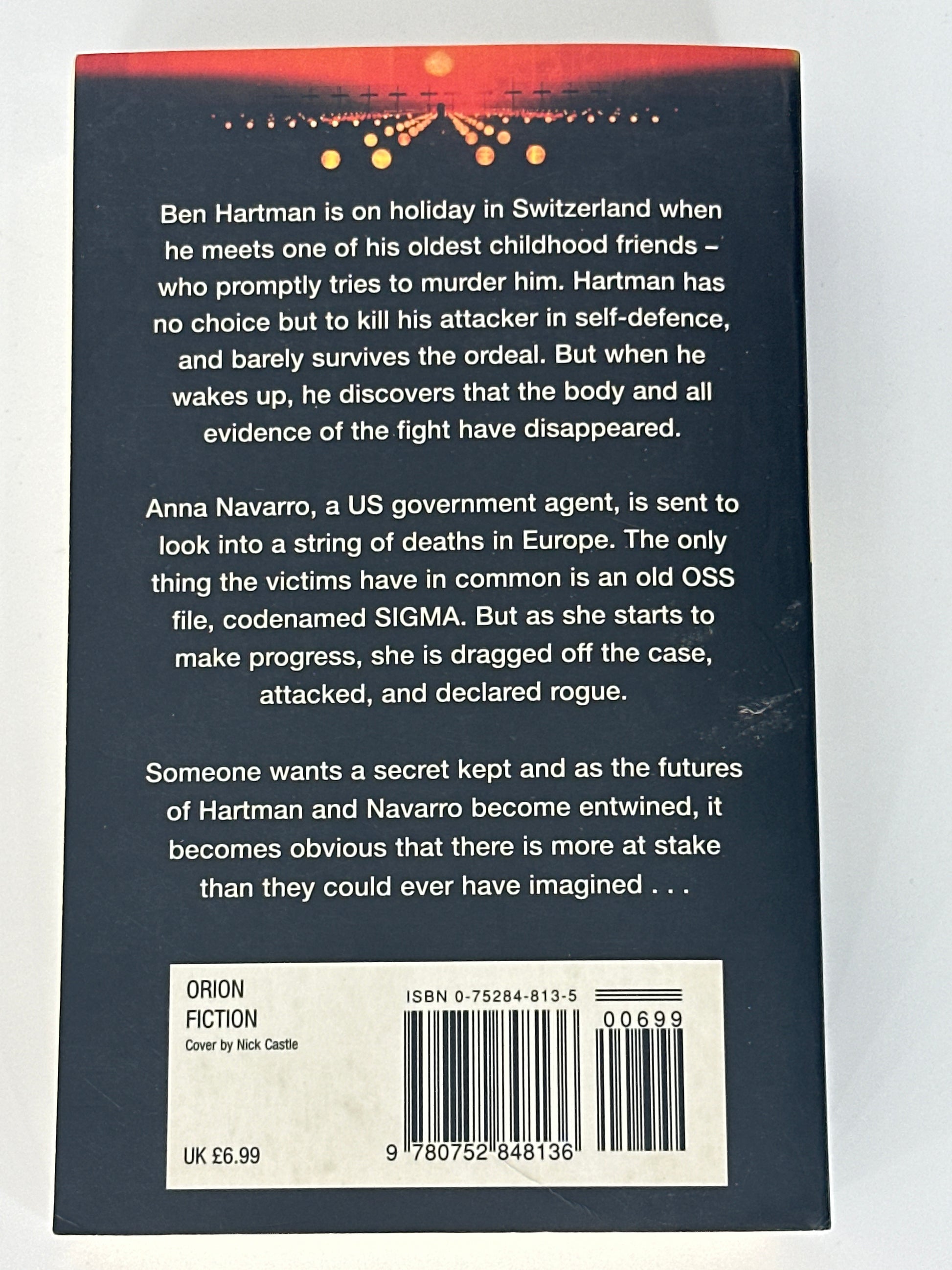 Robert Ludlum The Sigma Protocol back cover image