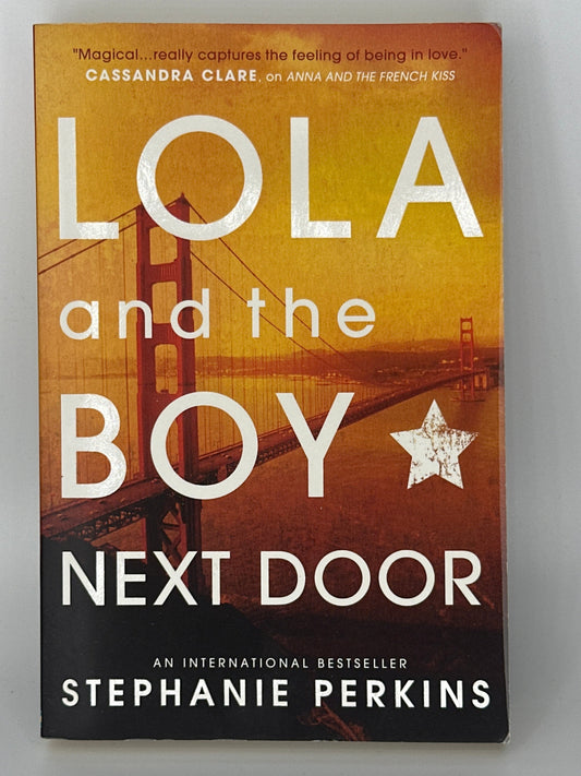 Stephanie Perkins Lola & The Boy Next Door actual front cover used books