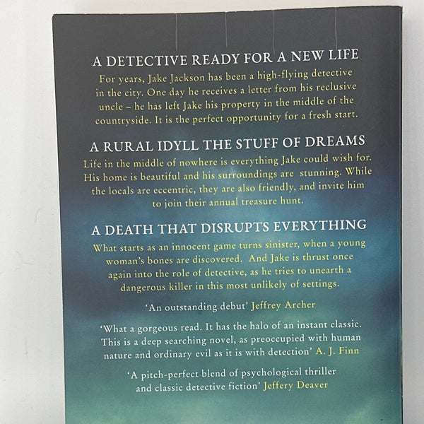 Stig Abell Death Under a Little Sky actual back cover used books