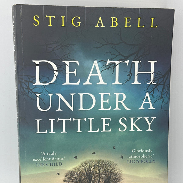 Stig Abell Death Under a Little Sky actual front cover used books