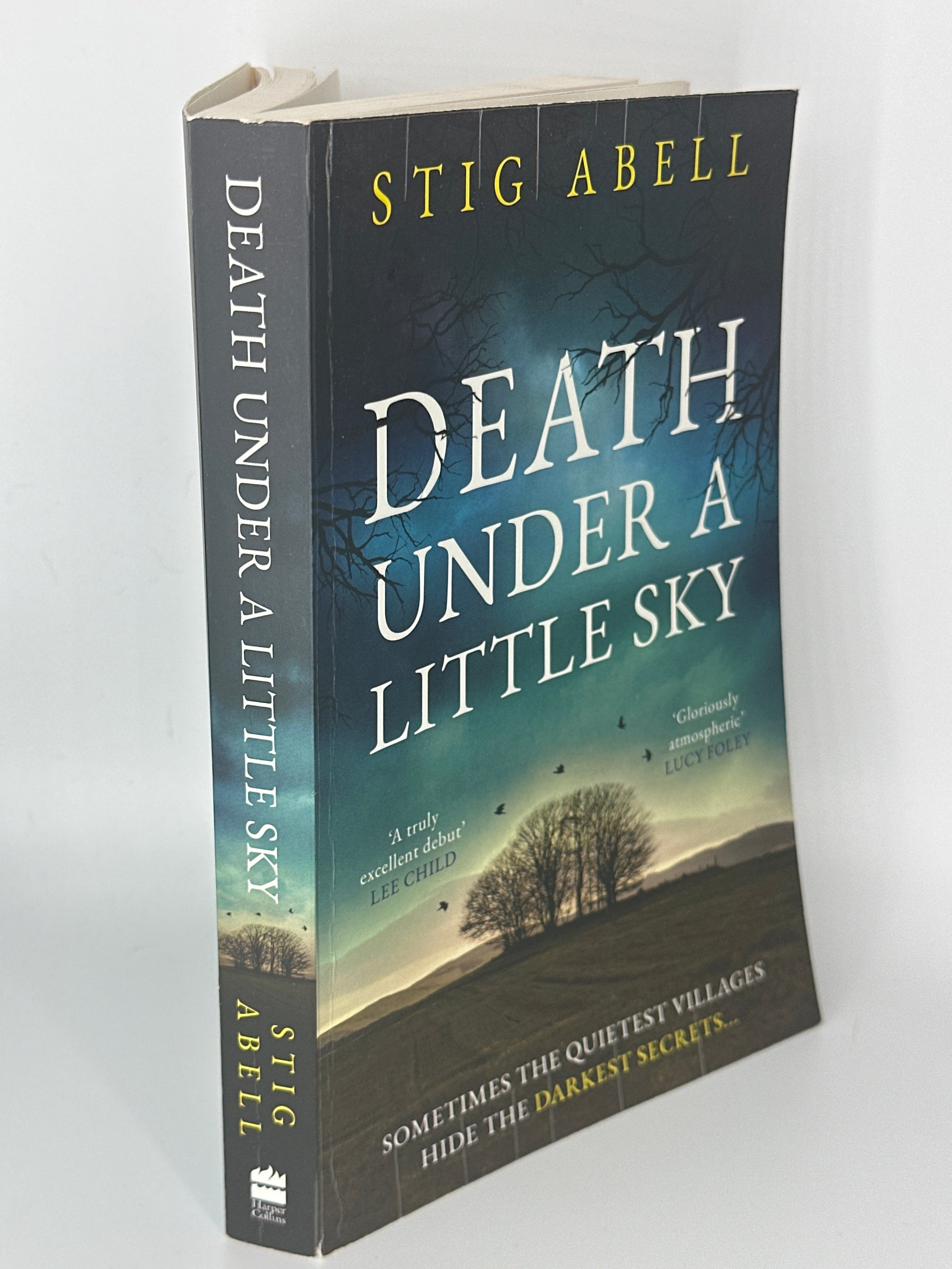 Stig Abell Death Under a Little Sky actual spine used books