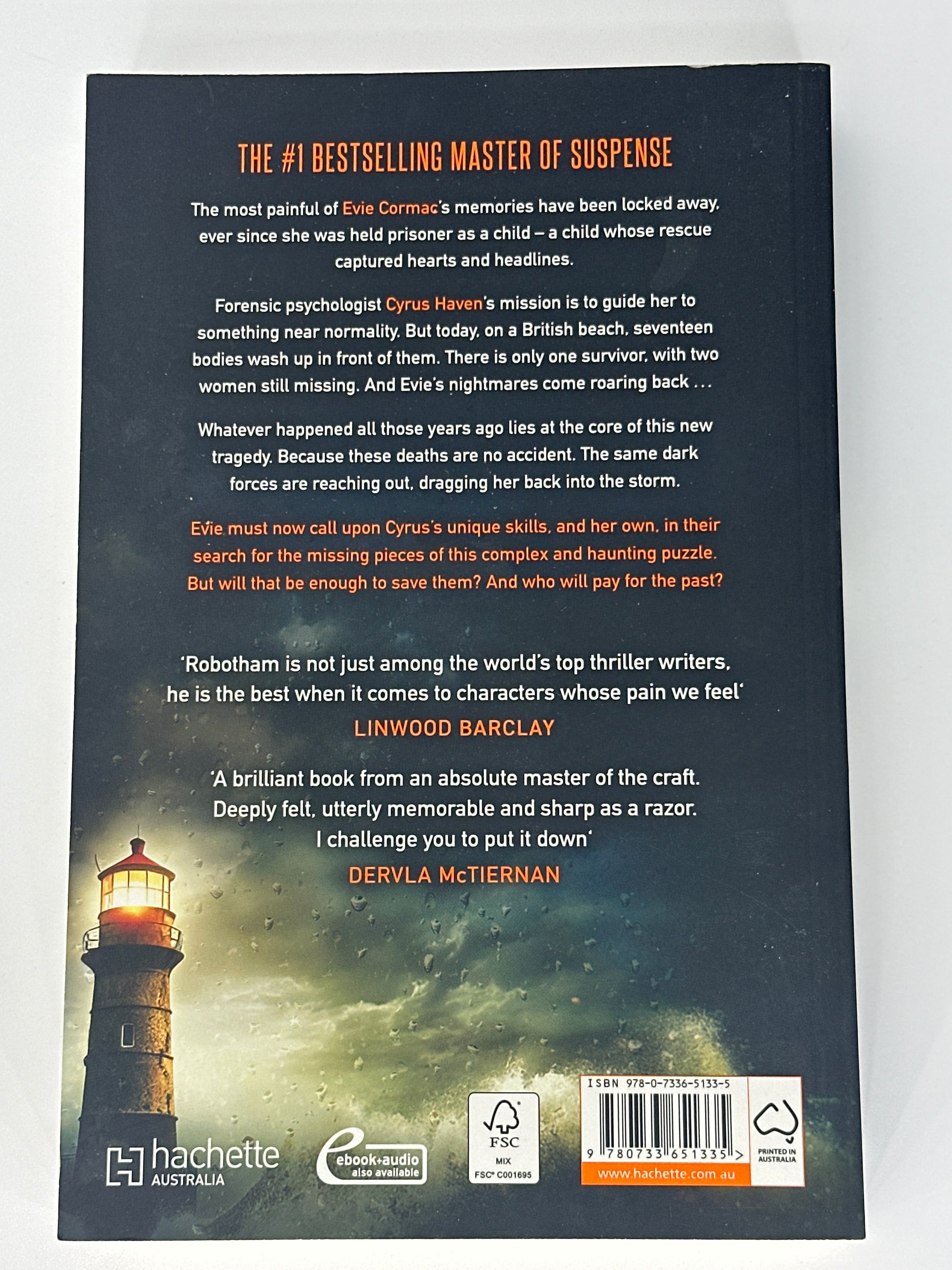 Michael Robotham Storm Child back cover image