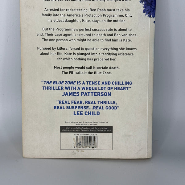 The Blue Zone Andrew Gross back cover used books