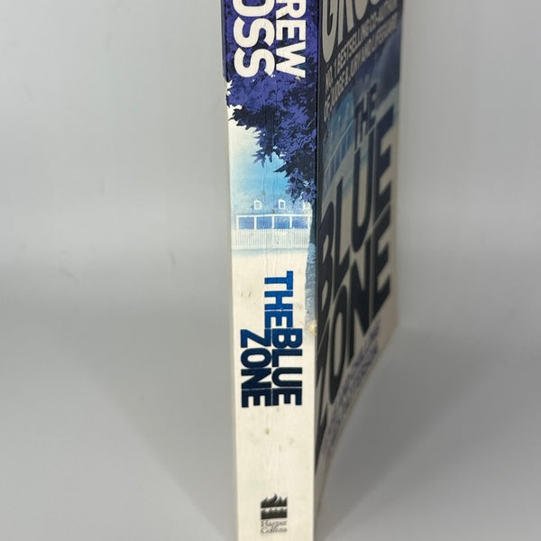 The Blue Zone Andrew Gross spine used books