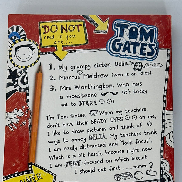 Liz Pichon The Brilliant World of Tom Gates (Tom Gates) back cover used books