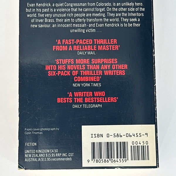 Robert Ludlum The Icarus Agenda back cover image
