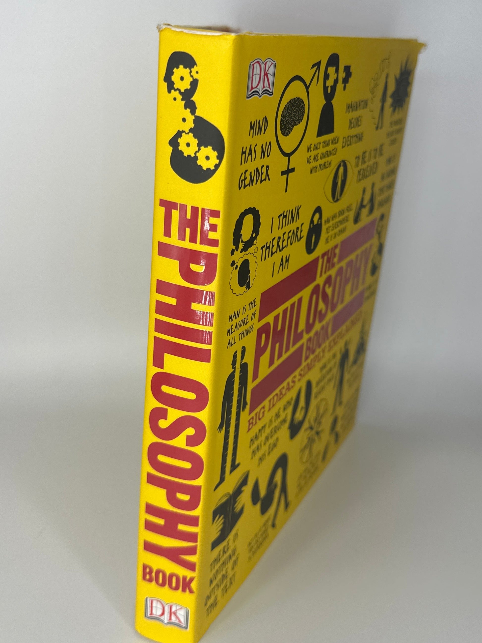 The Philosophy Book: Big Ideas Simply Explained (DK Big Ideas) actual spine used books