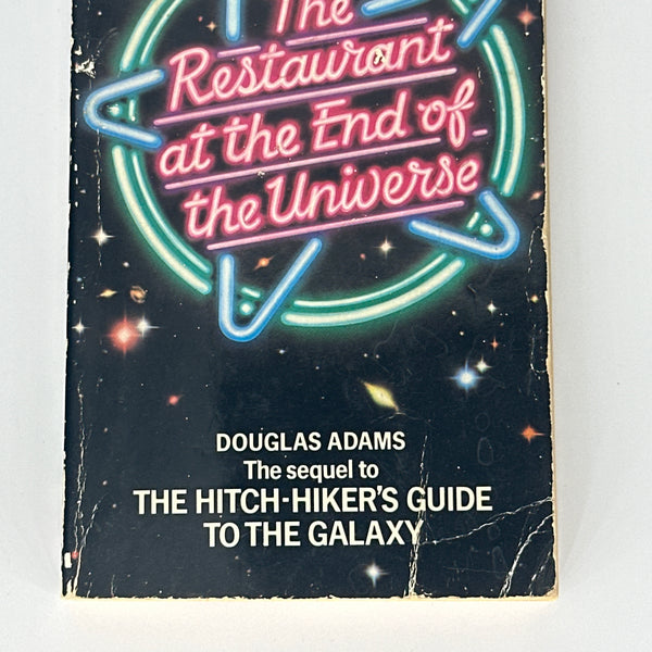 Douglas Adams The Restaurant at the End of the Universe front cover image