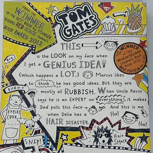 Liz Pichon Tom Gates: Genius Ideas back cover used books
