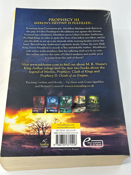 MK Hume Web of Deceit back cover image